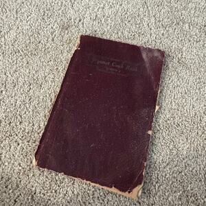 Vintage 1944 Wyanet Cook Book No. 2 Illinois Princeton War Notices Recipes WWII